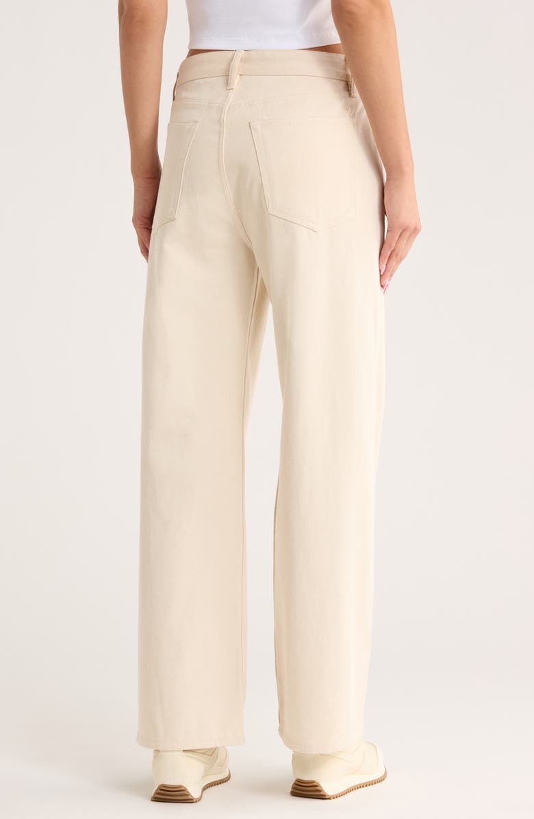rag & bone Beverly Wide Leg Pants, Alternate, color, Ecru