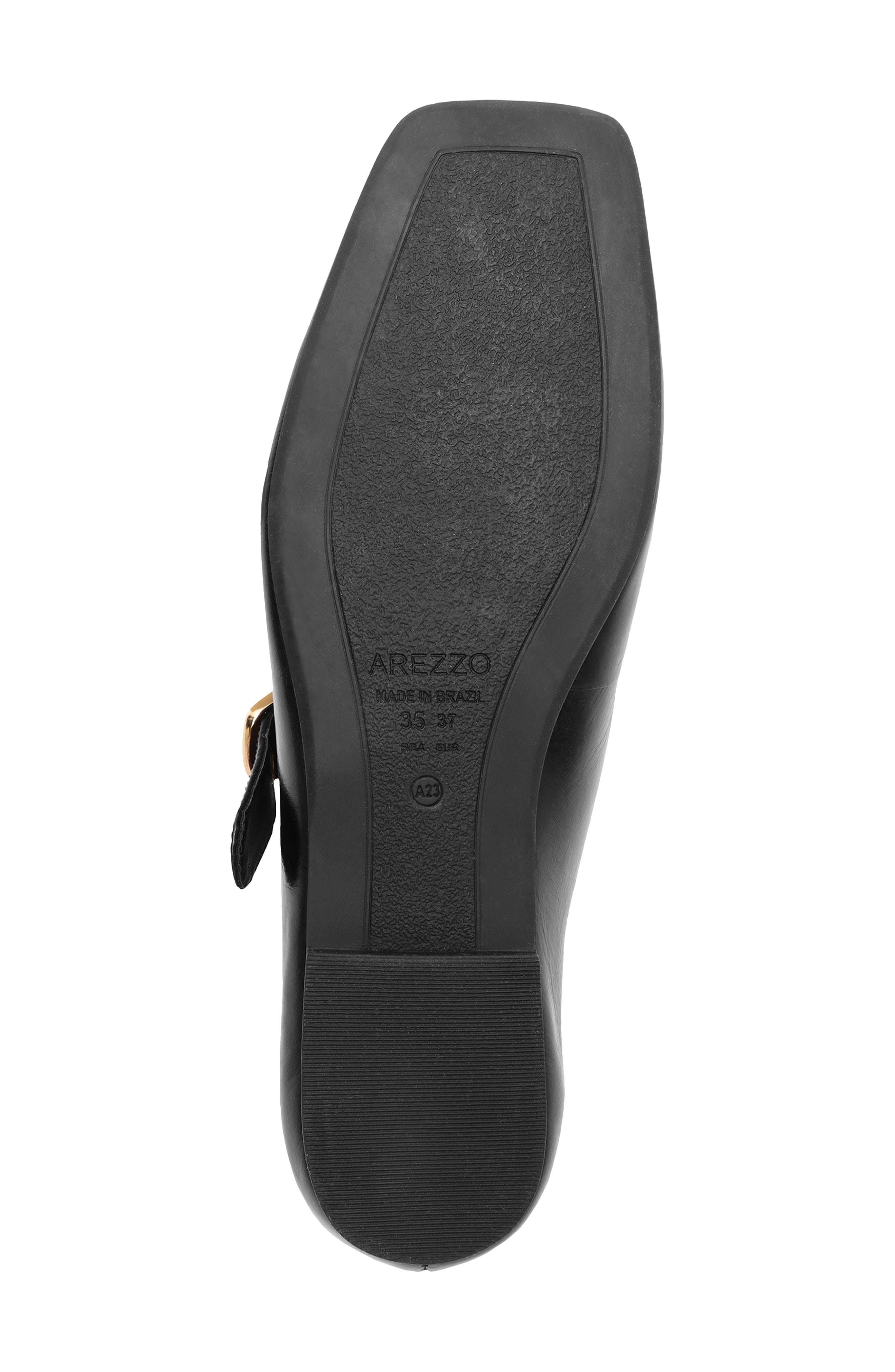 Arezzo Elena Ballet Flat, Alternate, color, Black