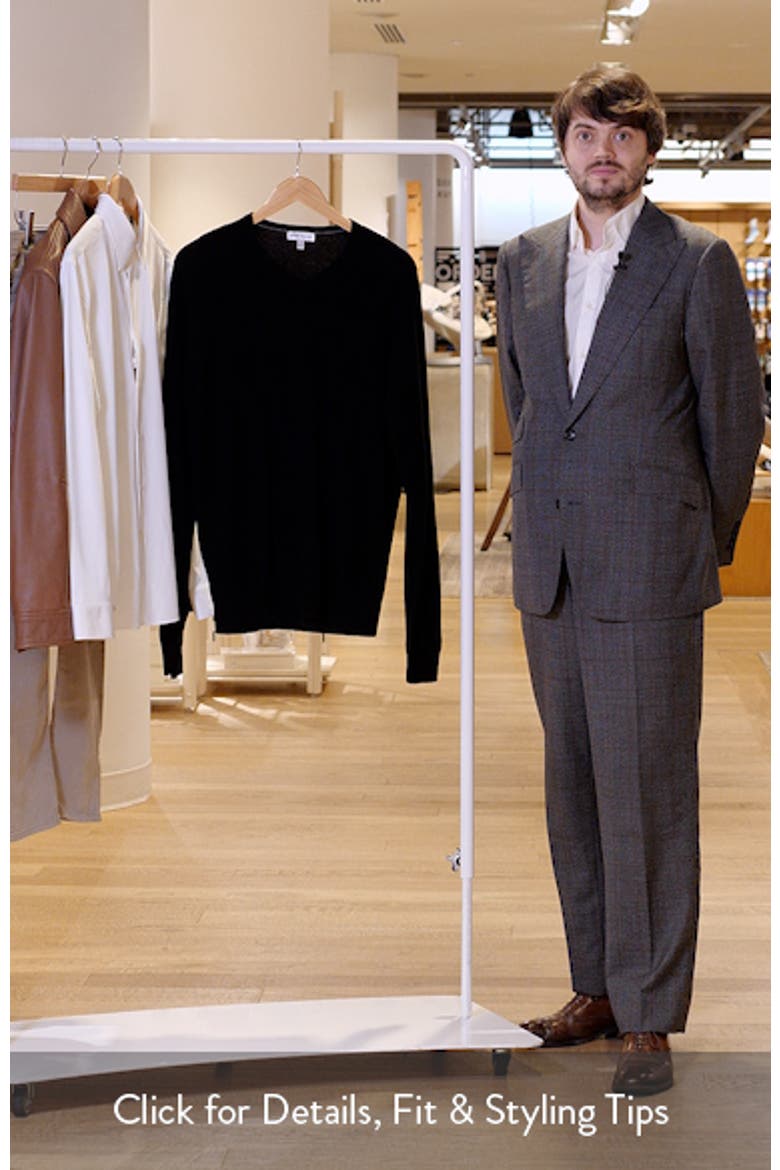 Crown Heritage Cashmere V-Neck Sweater video
