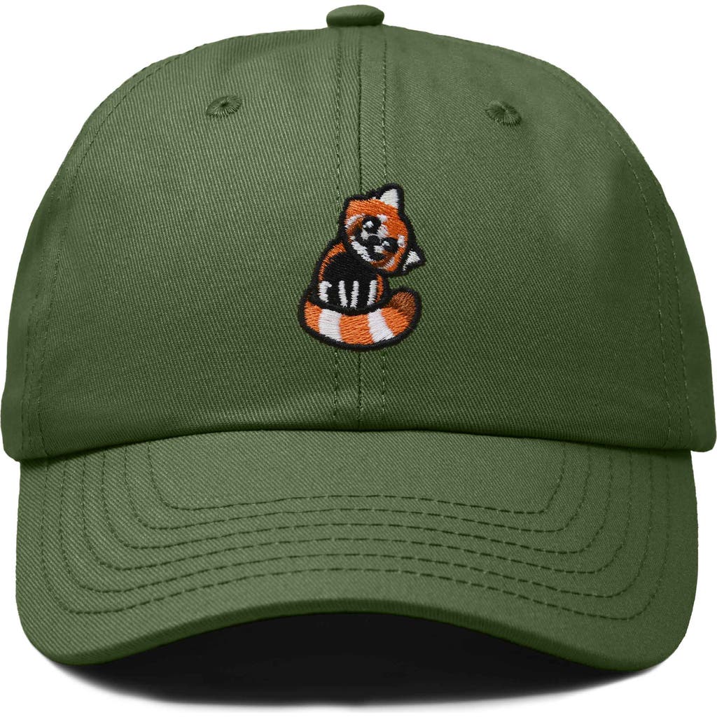 DALIX DALIX RED PANDA EMBROIDERED DAD HAT