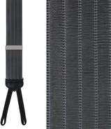 Trafalgar Big and Tall Jefferson Brushed Pinstripe Elastic Formal End Suspenders