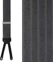 Trafalgar Jefferson Brushed Pinstripe Elastic Formal End Suspenders