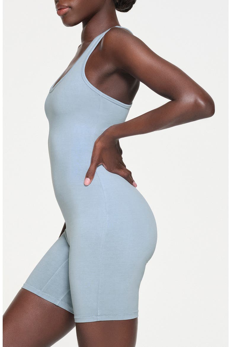 Outdoor Mid Thigh Bodysuit, Alternate, color, DENIM