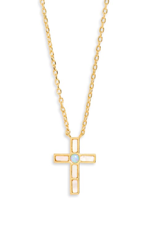 Bayla Cubic Zirconia Cross Pendant Necklace