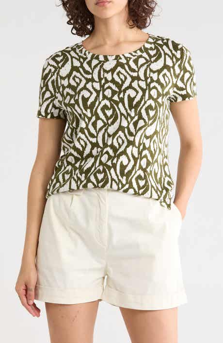 Ashby Isles Inlet Ikat Crewneck T-Shirt