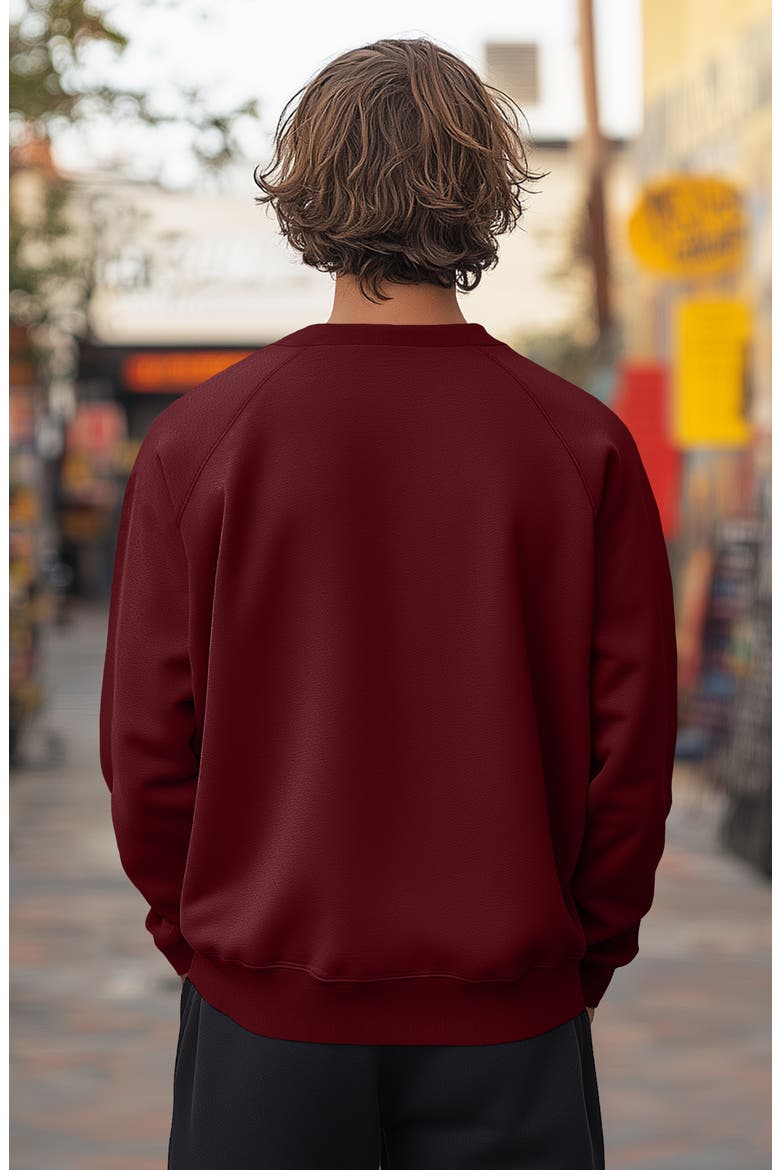 Fire Fleece Sweatshirt, Alternate, color, Maroon