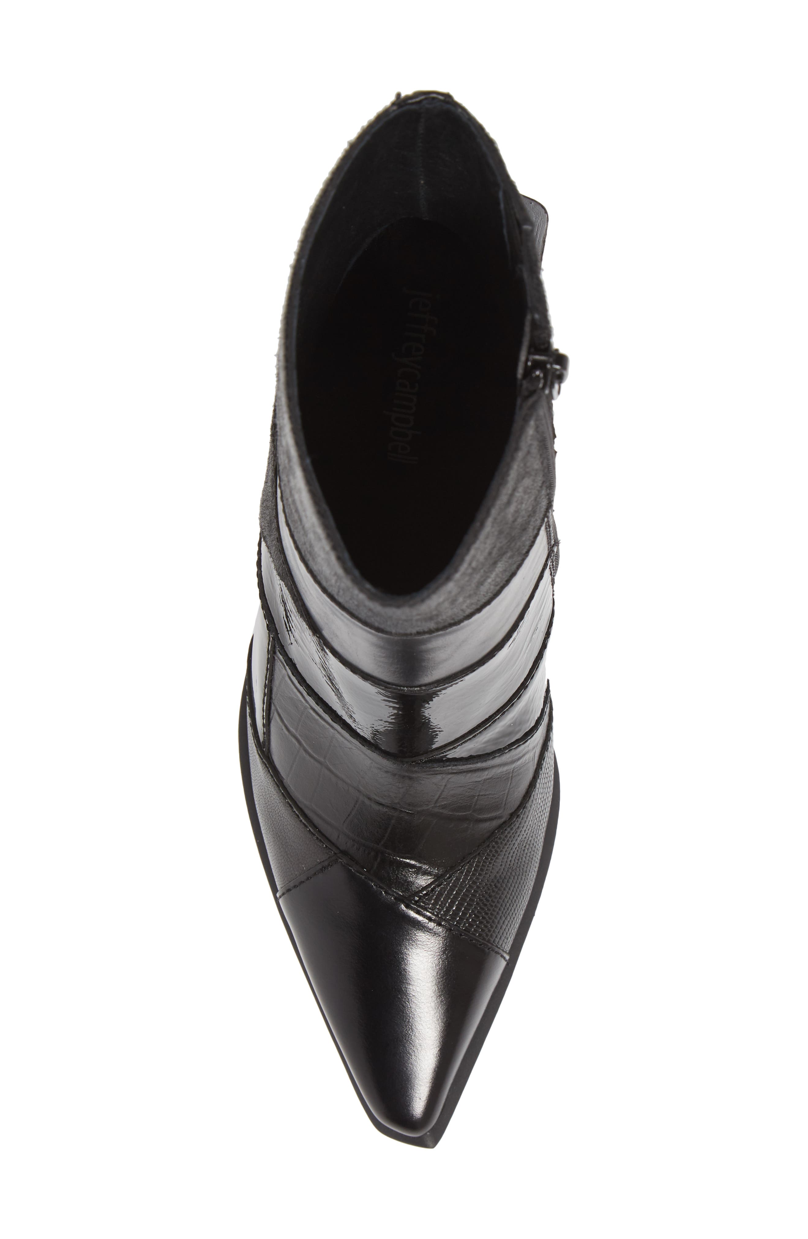 Jeffrey Campbell La-Siren Mixed Media Bootie, Alternate, color, 