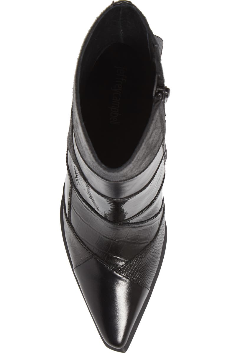 Jeffrey Campbell La-Siren Mixed Media Bootie, Alternate, color,