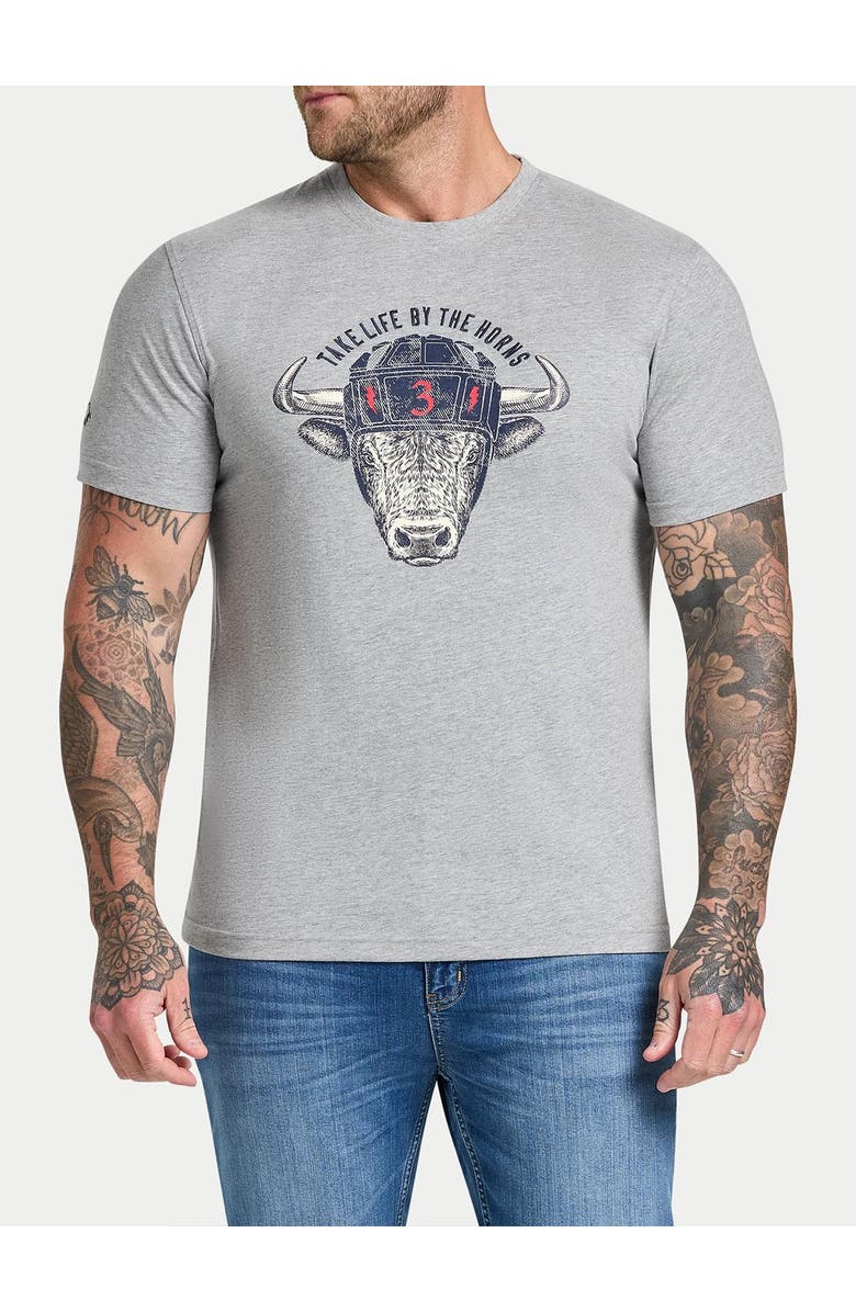 Raging Bull Rugby Bull T-Shirt, Alternate, color, Grey Marl