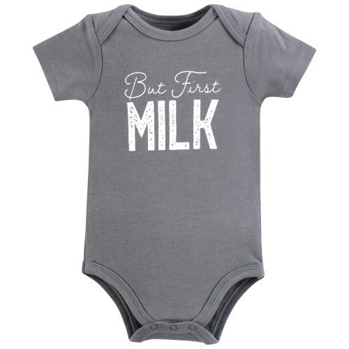 Hudson Baby Soft Cotton Bodysuit Triple Pack