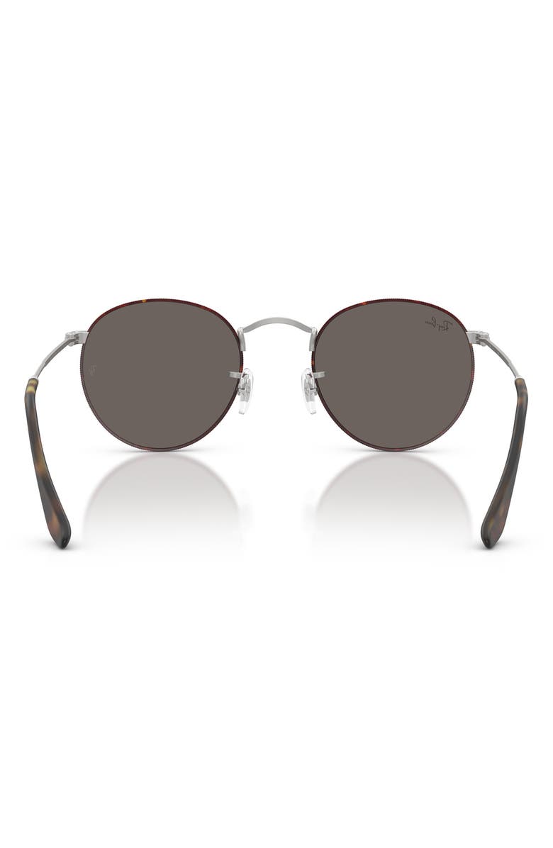 Ray-Ban Icons 53mm Retro Sunglasses, Alternate, color, Matte Havana On Matte Silver