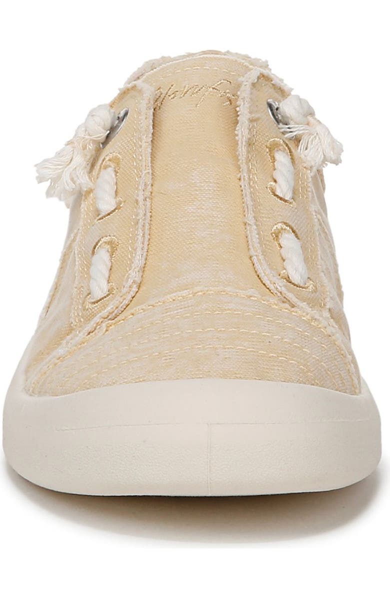 Blowfish Malibu Beachside Low Top Sneaker, Alternate, color, Yellow Washed Canvas