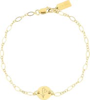 Set & Stones Lily Birth Flower Pendant Bracelet