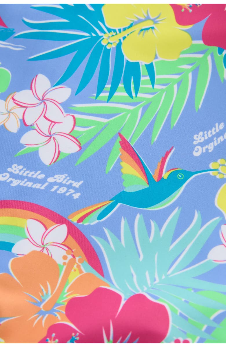 Little Bird Long Sleeve Rashguard Swimsuit, Alternate, color, 