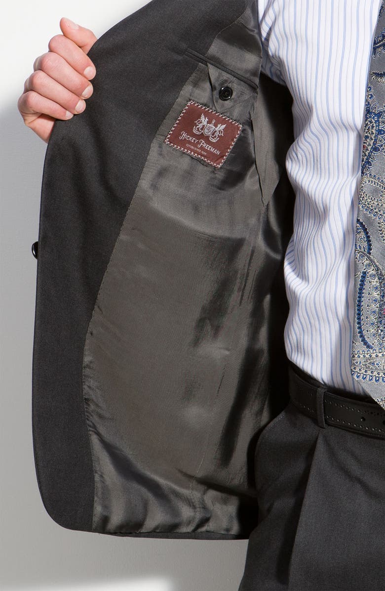 Hickey Freeman A Fit Wool Suit, Alternate, color, 