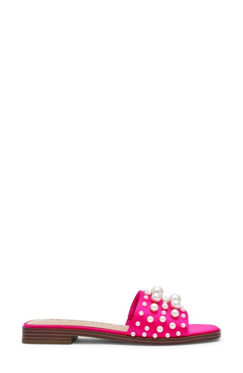 ANNE KLEIN ANNE KLEIN EUGENIE FAUX PEARL SLIDE SANDAL 