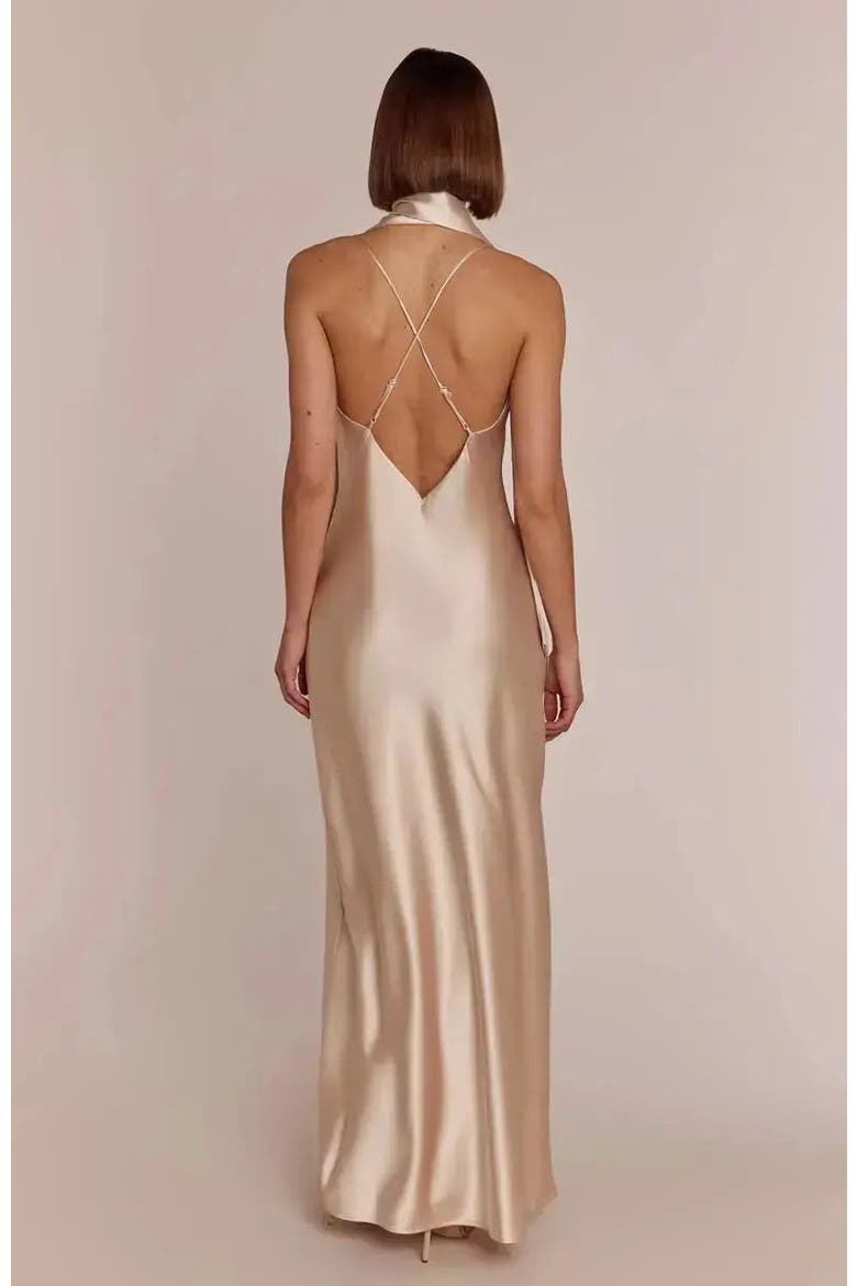 Brooklyn Slip Dress, Alternate, color, Champagne