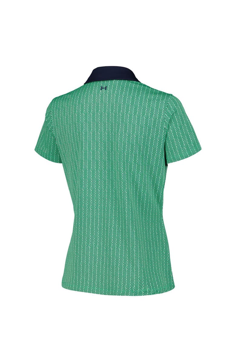Under Armour Women's Under Armour Green WM Phoenix Open Playoff 3.0 Optic Diamond Polo, Alternate, color,