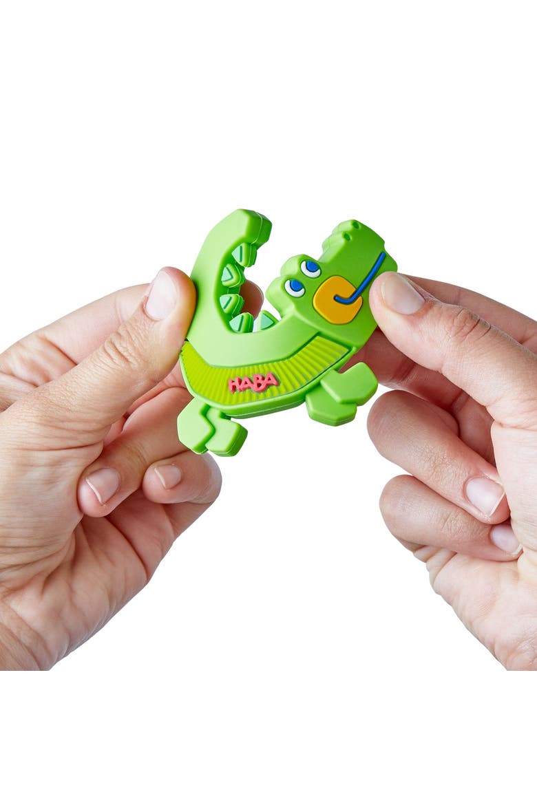 Crocodile Silicone Teething and Grasping Baby Toy, Alternate, color, Multi