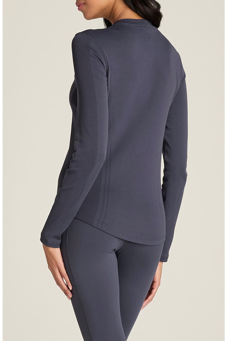 Pro Seamless Performance Long Sleeve Top, Alternate, color, GRAYSTONE