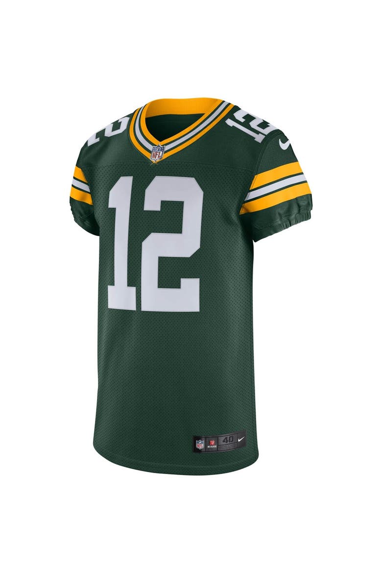Men's Nike Aaron Rodgers Green Green Bay Packers Vapor Elite Jersey, Alternate, color, Green