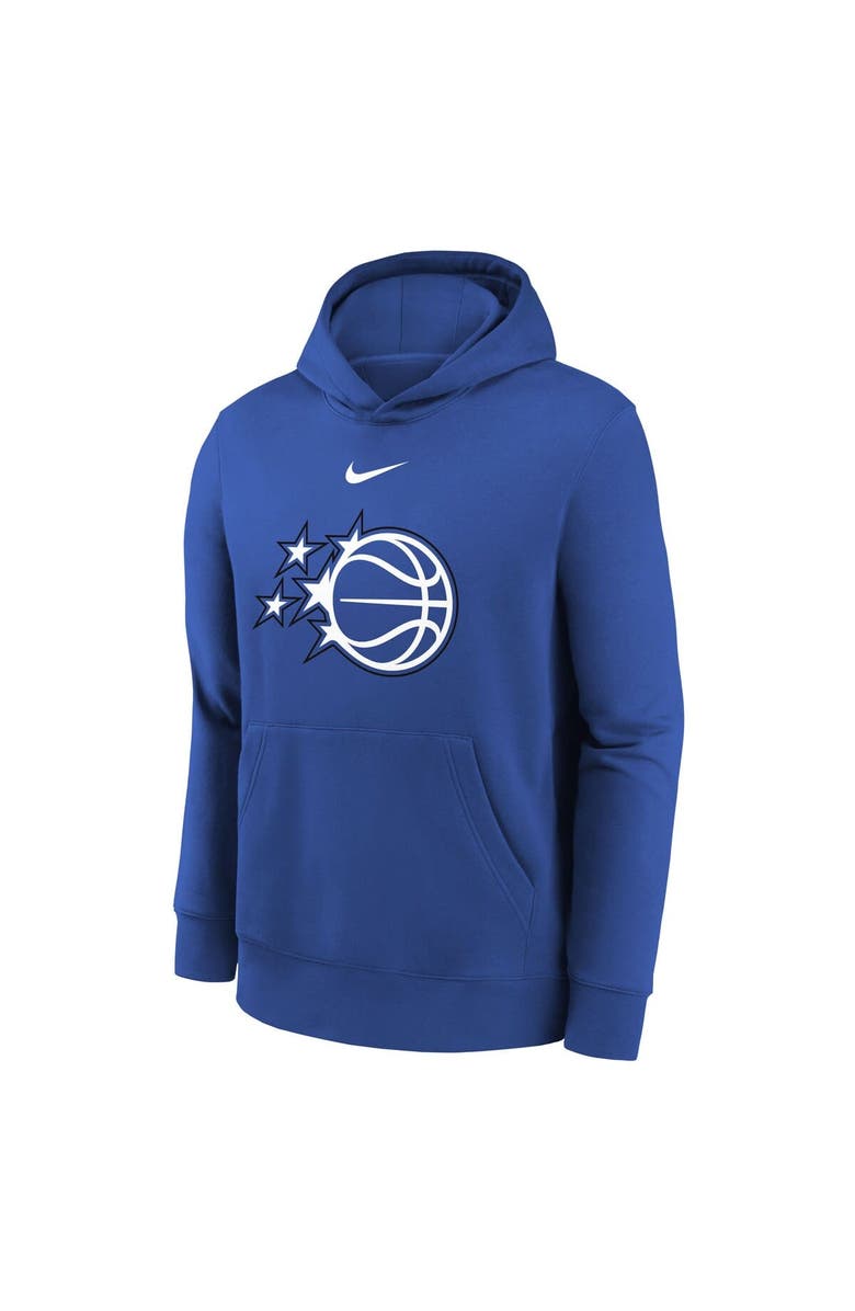 Nike Youth Nike Blue Orlando Magic 2025/26 Club Fleece Hoodie, Alternate, color, Blue