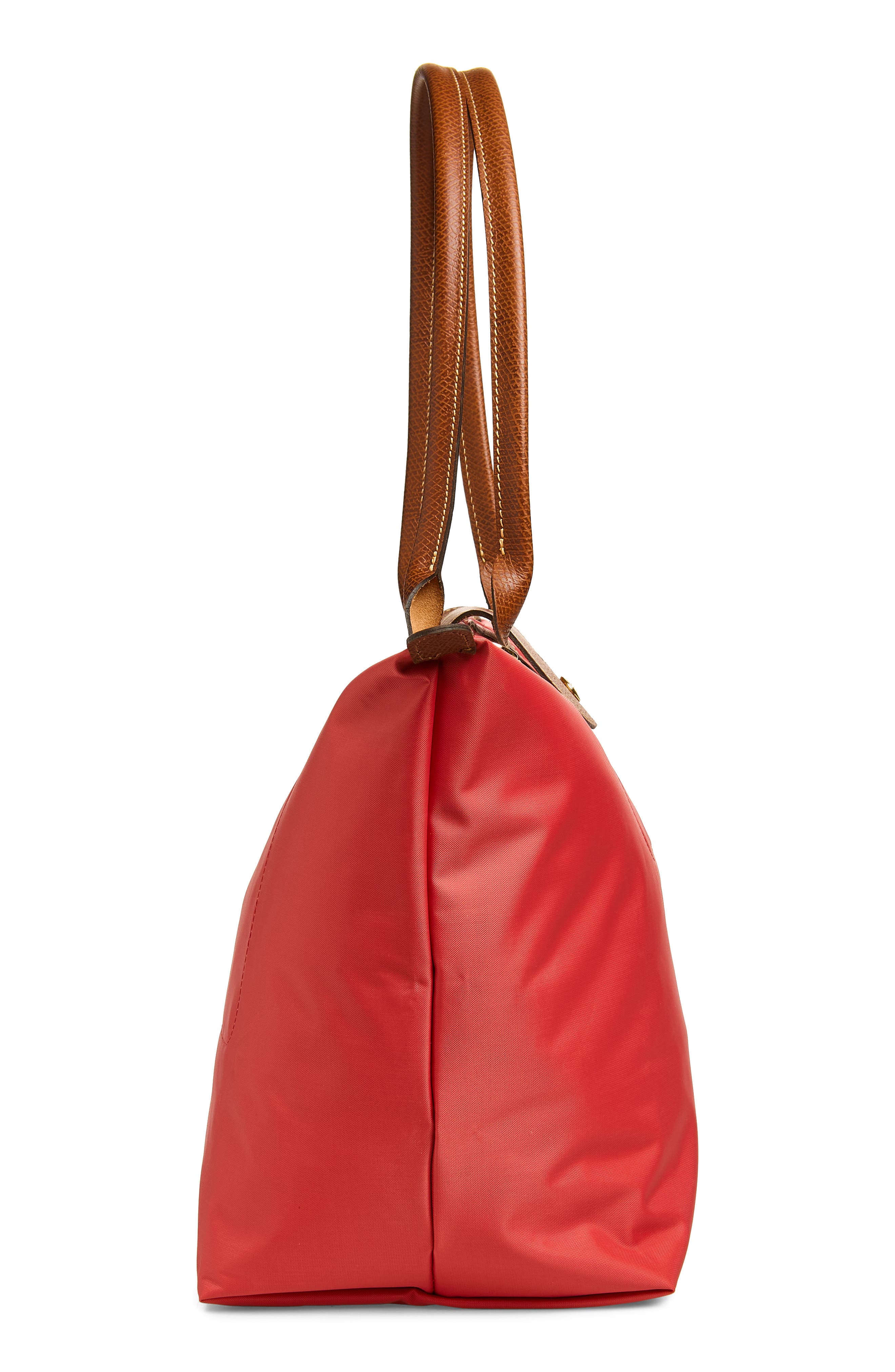 Large Le Pliage Tote, Alternate, color, STRAWBERRY