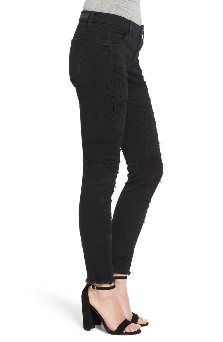 BLANKNYC Distressed Skinny Jeans, Alternate, color, 