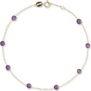 Ember Fine Jewelry 14K Gold Stone Station Bracelet