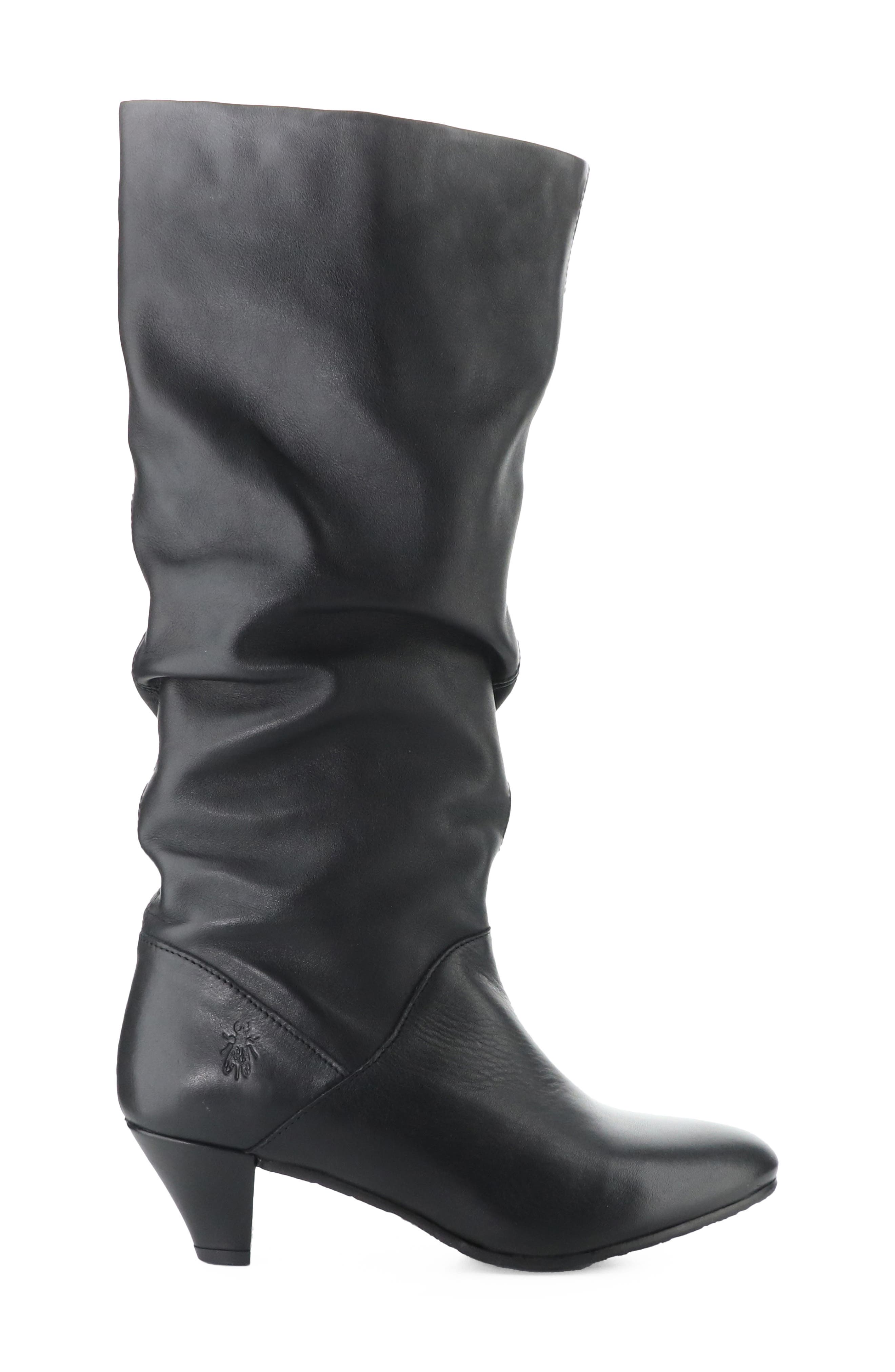 Pram Slouchy Knee High Boot, Alternate, color, BLACK