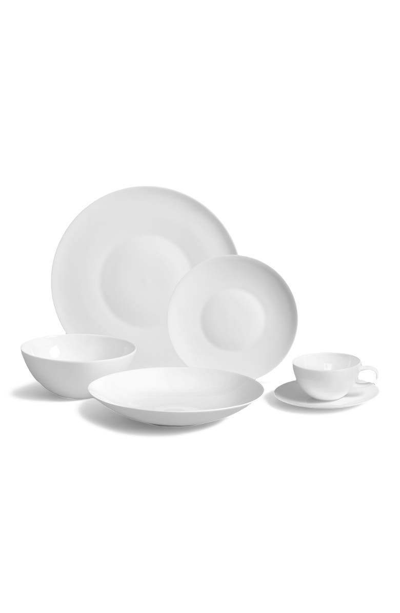 Togas Nea Plate, Alternate, color, White