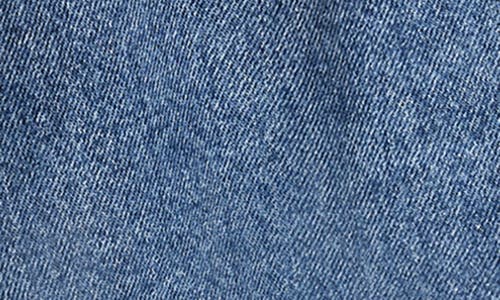 Allsaints Womens Vintage Indigo Nancy Slim-fit Fitted-waist Denim Shirt In Blue