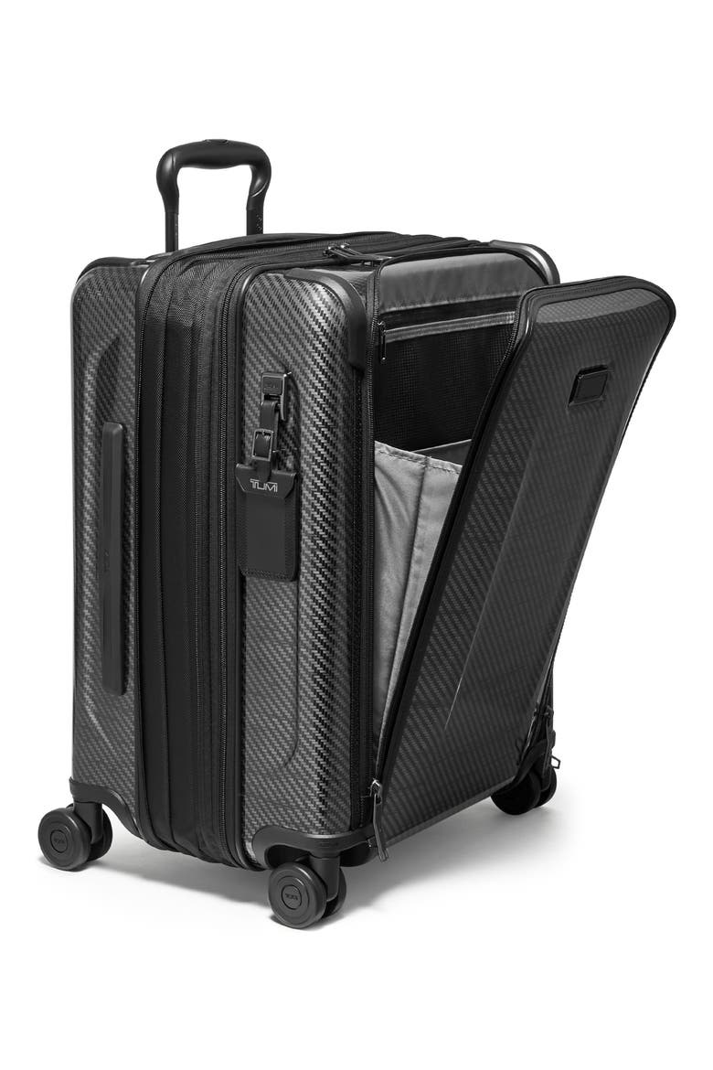 Tegra-Lite® Large Front Pocket Expandable Carry-On, Alternate, color, BLACK/ GRAPHITE