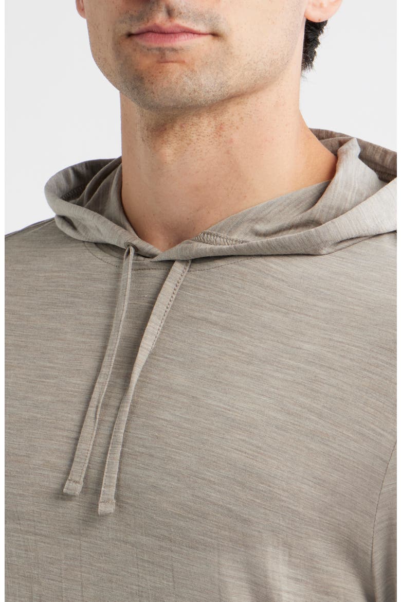 Merino Wool Hoodie, Alternate, color, FLAX