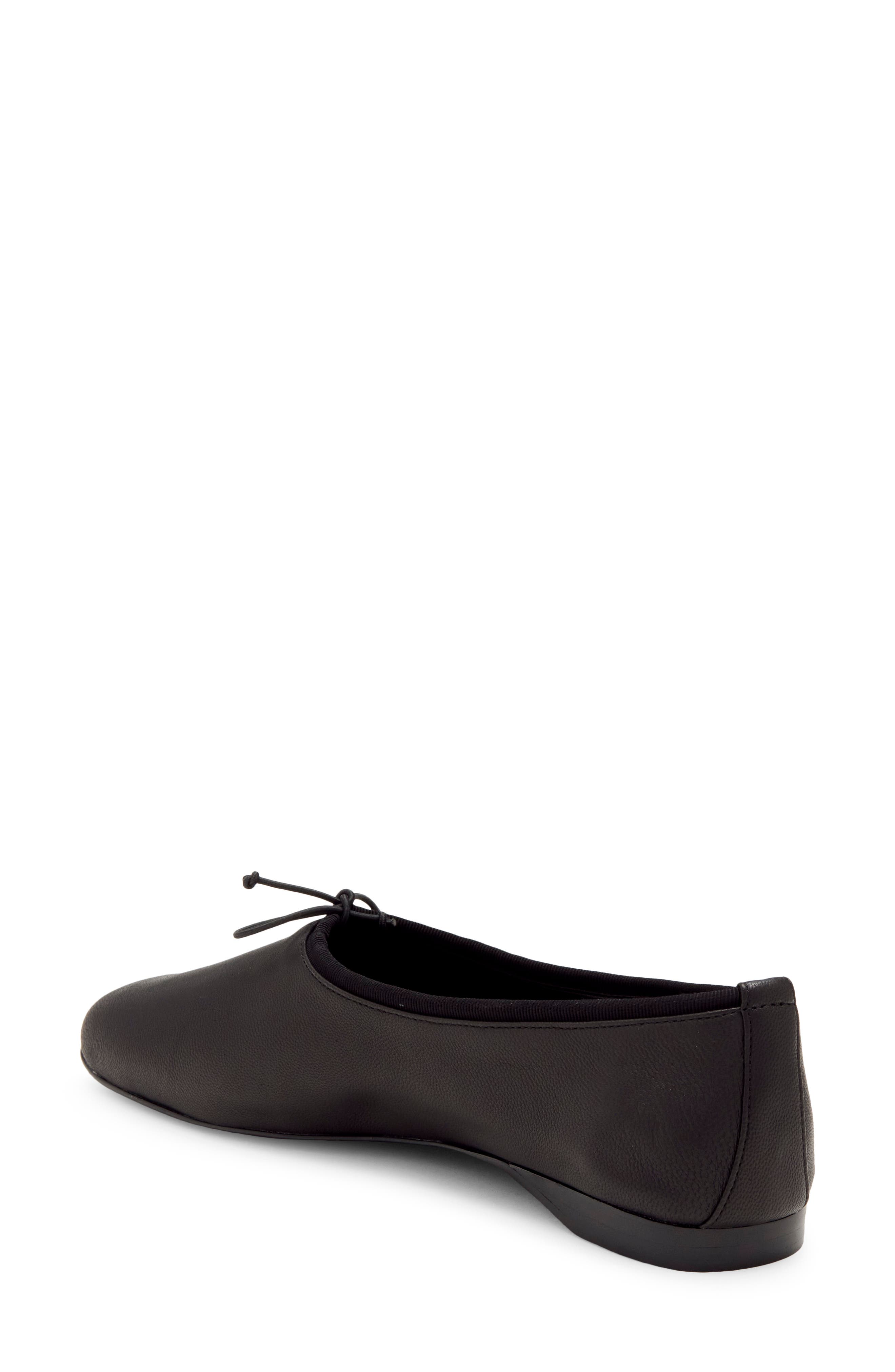 Outing Ballet Flat, Alternate, color, BLACK