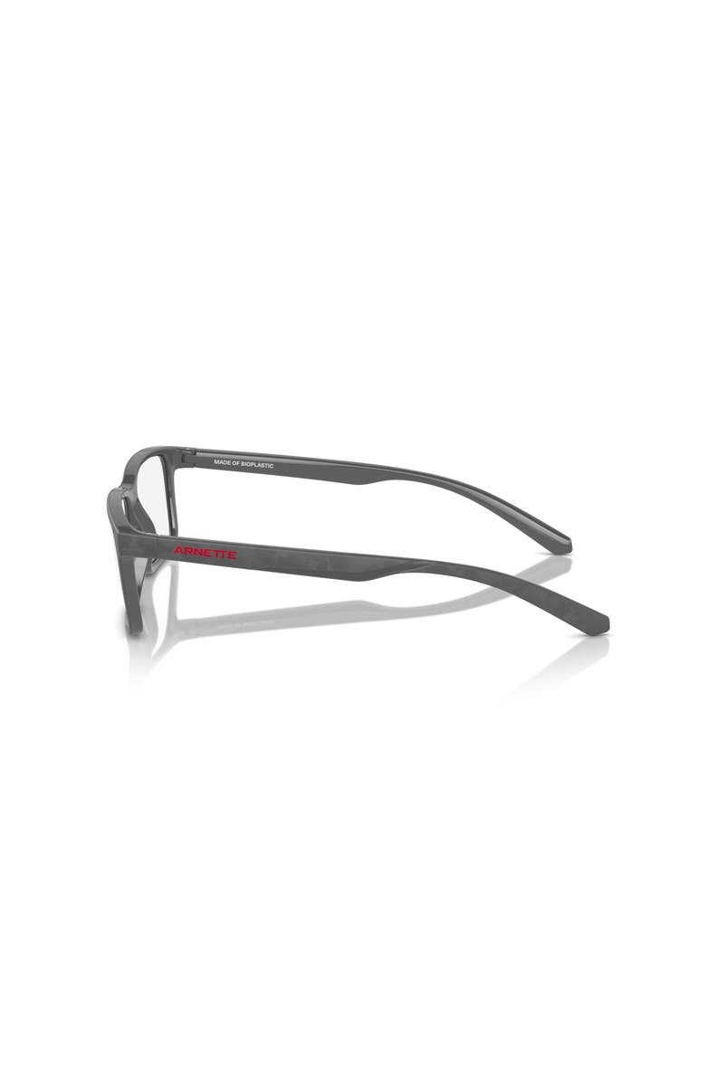 ARNETTE 53mm Rectangle optical glasses, Alternate, color, Grey
