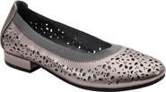 David Tate Laser Cut Ballet Flat