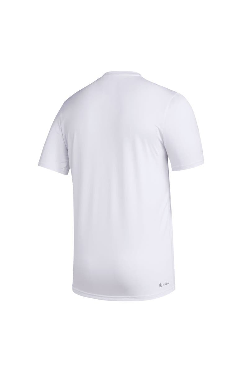 adidas Men's adidas White Texas A&M Aggies Primary Locker Logo Pre-Game AEROREADY T-Shirt, Alternate, color, White