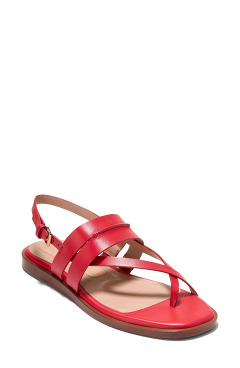 Estella Slingback Leather Sandal (Women)