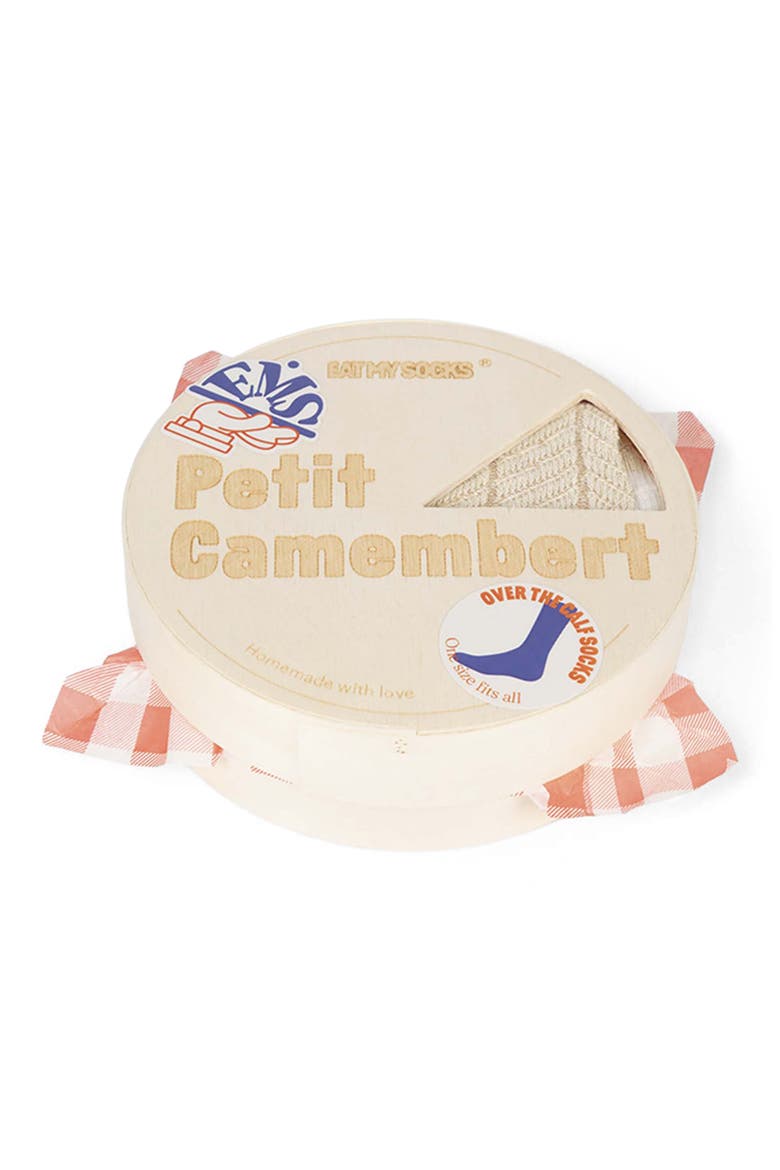 Petit Camembert Crew Socks, Alternate, color, BEIGE