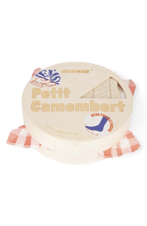 Doiy Petit Camembert Crew Socks In Neutral