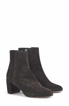 Lynn Buckle Leather Bootie