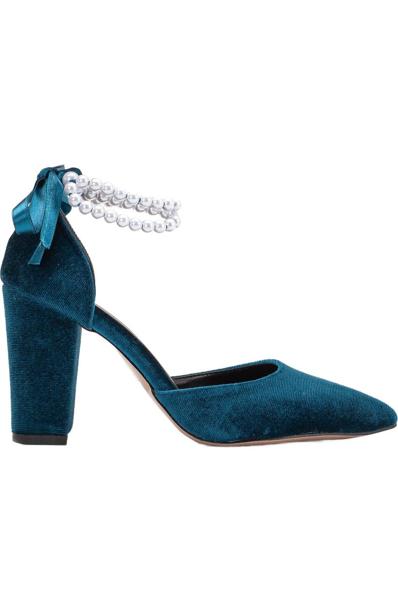 Forever & Always Shoes Hazel Block Heels with Pearls, Main, color,