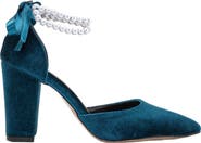 Forever
Always Shoes Hazel Block Heels with Pearls