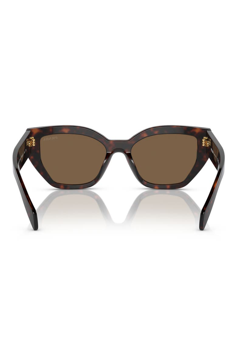 53mm Butterfly Sunglasses, Alternate, color, DARK BROWN