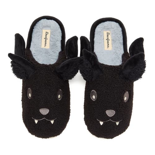 Dearfoams Halloween Scuff Slipper In Black