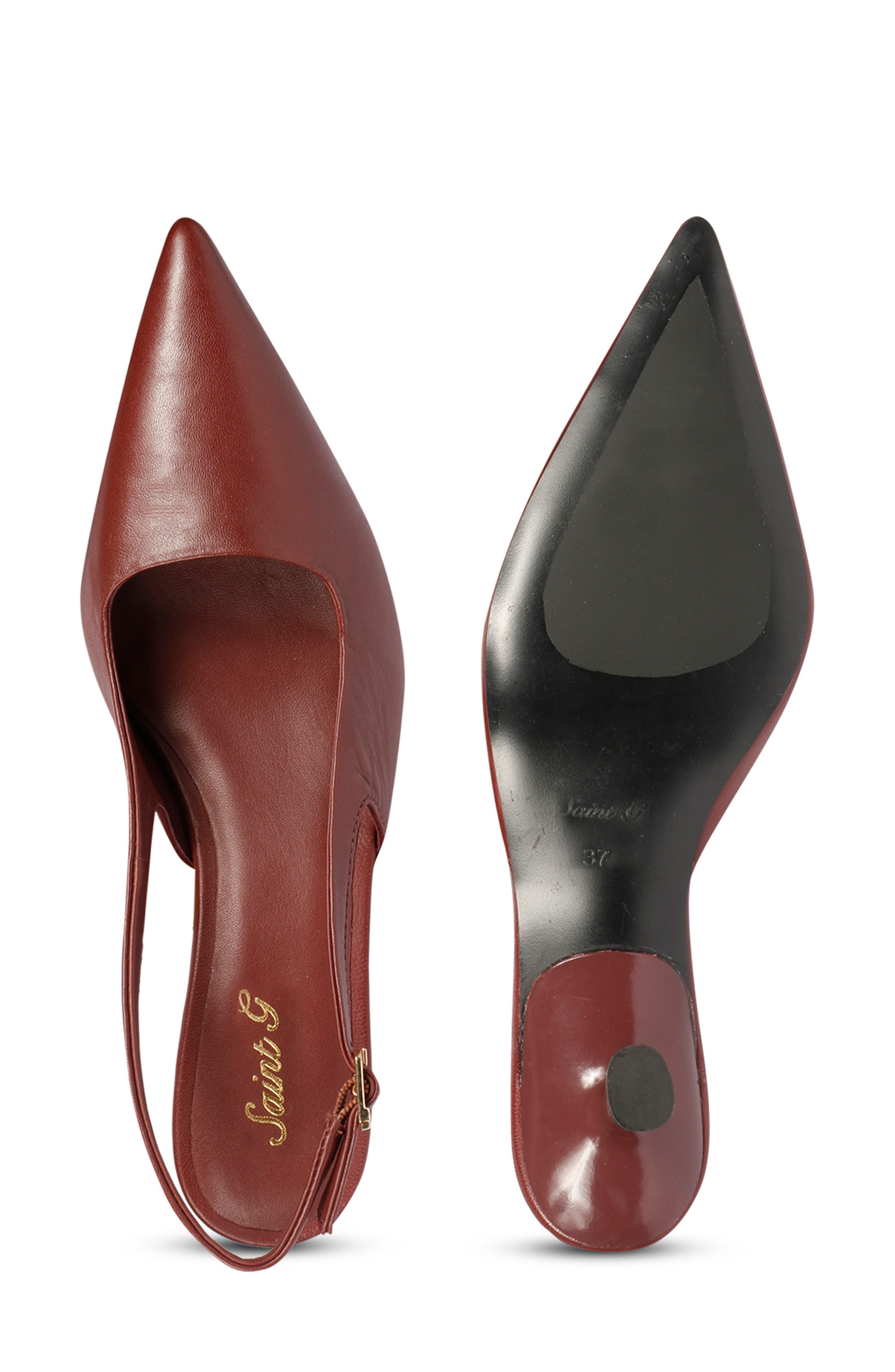 SAINT G Cynara Slingback Pointed Toe Pump, Alternate, color, 