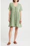 Lightspun Button Front Minidress