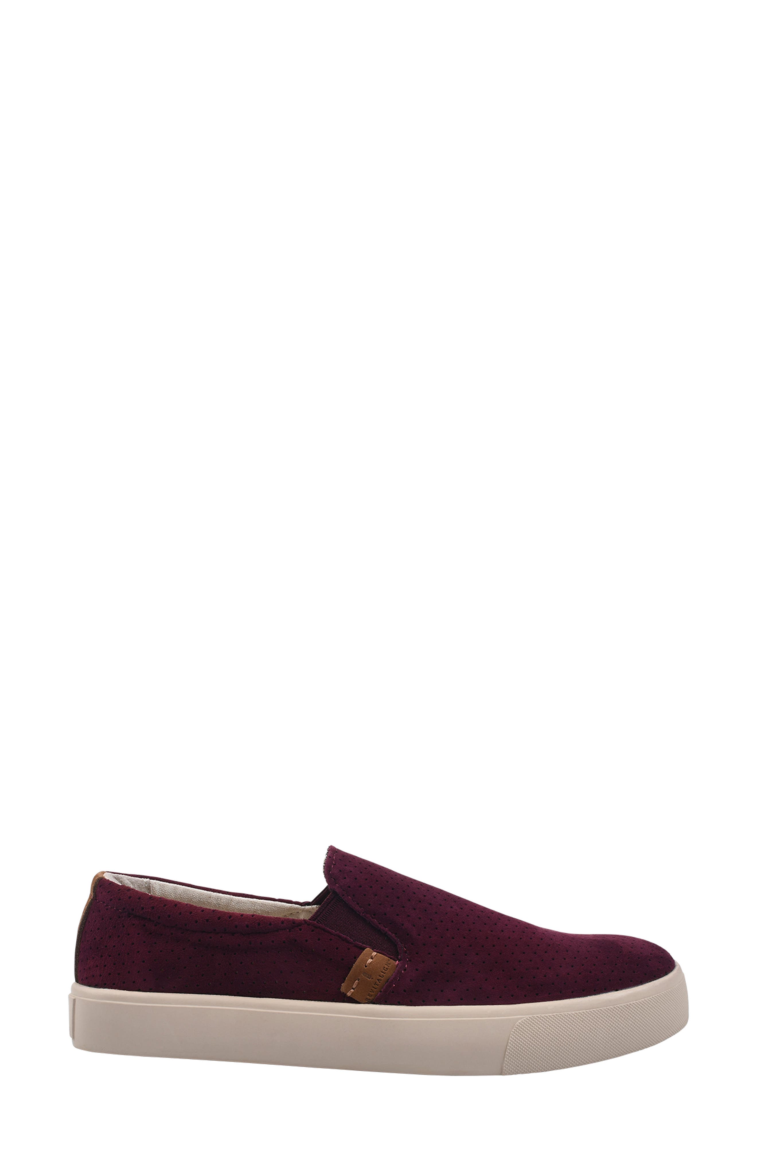 Boardwalk Slip-On Sneaker, Alternate, color, CRANBERRY
