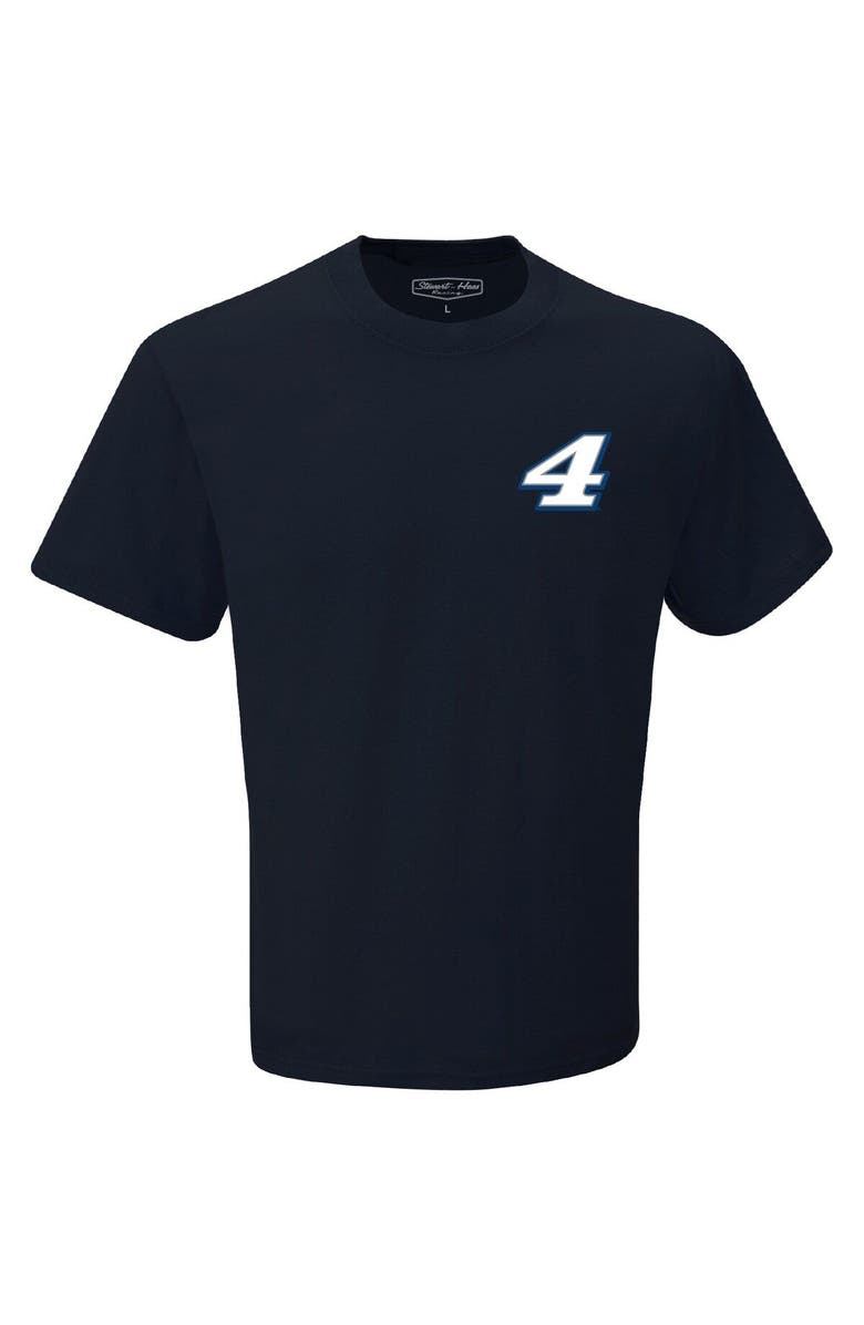 STEWART-HAAS RACING Men's Stewart-Haas Racing Team Collection Navy Kevin Harvick Exclusive Tonal Flag T-Shirt, Alternate, color, 